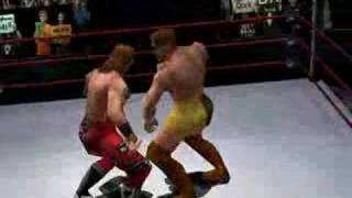 WWF No Mercy  KENTA Rush into the Busaiku Knee [upl. by Aryhs]