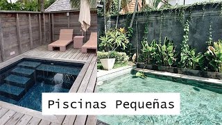 30 Hermosas piscinas para patios pequeños Ideas para Mini piscinas  DECORACIÓN DESING [upl. by Ewolram981]