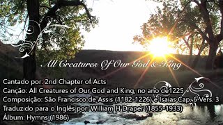 All Creatures of Our God and King ♫ LETRA ♪ 2nd Chapter of Acts 𝄞 Cante a Bíblia 𓏢 Isaías 63 [upl. by Ednarb]