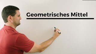 Geometrisches Mittel Statistik  Mathe by Daniel Jung [upl. by Arabelle84]