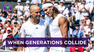 Andre Agassis Wimbledon Farewell vs Rafael Nadal 2006  Best Points ✨ [upl. by Hourigan]