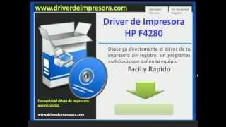 HP F4280 Drivers de Impresora Windows MAC [upl. by Smaj]