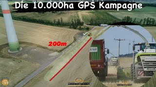 Die 10000ha GPS Kampagne mit Osters amp Voß Häckseln amp Verladen mit LKW Logistik Großeinsatz GPS [upl. by Eiduam]