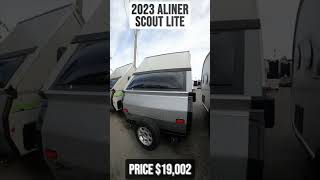 2023 Aliner Scout Lite A Frame Travel Trailer Tour  Beckleys RVs [upl. by Lauretta]