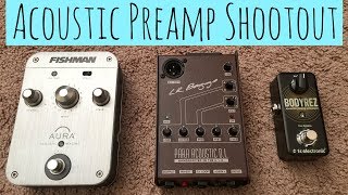 Acoustic Preamp Shootout [upl. by Harms]