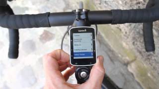 Handson walkthrough of Garmin Edge 520 [upl. by Ozmo]