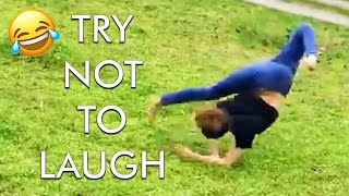 Try Not to Laugh Challenge Funny Fails 😂 [upl. by Cormier457]