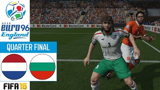 1996 Euro SIM  Netherlands X Bulgaria Highlights [upl. by Bertine]