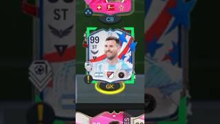 99 Messi is the BEST Goalkeeper on the game 🇦🇷🐐 eafc eafc24 fc24 fut football shorts [upl. by Jansson]