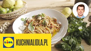 OBIAD W 15 MINUT spaghetti z pomidorami pistacjami i ricottą  Karol Okrasa amp Kuchnia Lidla [upl. by Skippy]