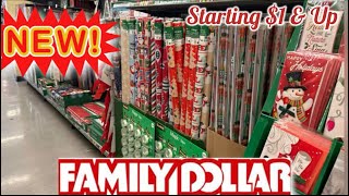 FAMILY DOLLAR🚨🎄EXCITING NEW HOLIDAY ARRIVALS STARTING AT 1 amp UP‼️ shopping familydollar new [upl. by Ameer305]