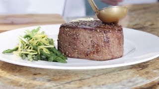 Cooking with Omaha Steaks The Filet Mignon [upl. by Luapsemaj]