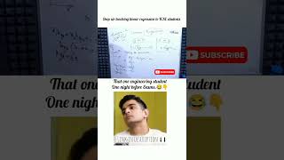 Linear regression ISC12icse engineeringviralyoutube backbenchersiit exam dhanbad [upl. by Eceirtal]