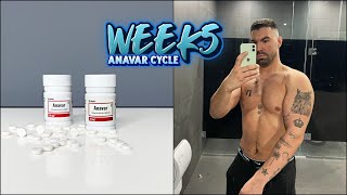 WEEK 5 ANAVAR ONLY CYCLE RESULTS BETWEEN 40MG ANAVAR  40MG DBOL PART 1 [upl. by Arrac361]