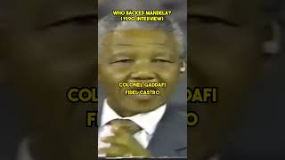 Mandelas Surprising Political Support [upl. by Ahseinek]