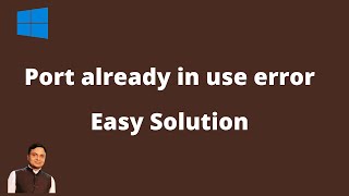 windows error port address already in used [upl. by Ladonna]