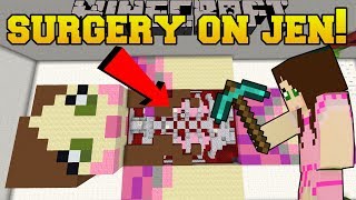 Minecraft SURGERY ON GAMINGWITHJEN  Surgeon Simulator  Custom Map [upl. by Anivas]