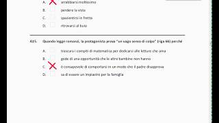 SOLUZIONE PROVA INVALSI 2017  ITALIANO TERZA MEDIA [upl. by Buyers]