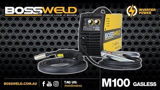 Bossweld M100 Gasless Inverter Welder [upl. by Hesoj]