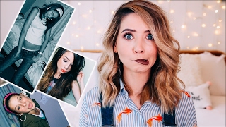 Cringing At Old Embarrassing Photos  Zoella [upl. by Ahseryt]