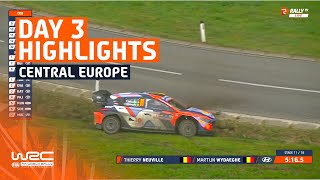 Day 3 Highlights  WRC Central European Rally 2024 [upl. by Ettolrahc]