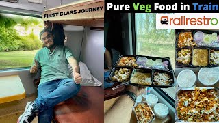 Goa Sampark Kranti Express Journey Delicious Pure Veg Food in Train [upl. by Tillie]