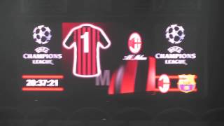 Formazioni MilanBarcellona del 22102013 [upl. by Warwick731]