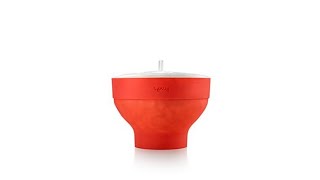 Lekue Collapsible Microwave Popcorn Maker [upl. by Lagas]