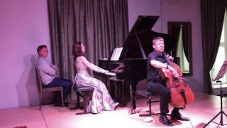 T Grossenbacher amp Y Miloslavskaya perform Brahms Cello Sonata No1 excerpts [upl. by Merideth]