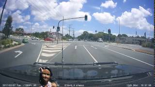 Gympie Road rollover crash  Queensland 7th Feb 2017 [upl. by Llirred]