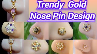 Latest Nose Pin DesignsNew Design Bridal Nose Pin [upl. by Iatnohs]