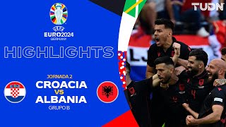 HIGHLIGHTS  Croacia vs Albania  UEFA EURO 2024  J2  TUDN [upl. by Genvieve613]