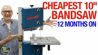 Aldi Ferrex 10” Bandsaw 12 months on video 475 [upl. by Kho]