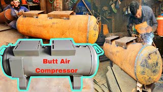 Incredible Process of Making Air Compressor Tank  Production of Air Compressor Tank [upl. by Ynavoeg]