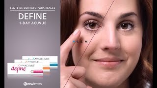 1 Day ACUVUE® Define  NewLentes [upl. by Nirmak]