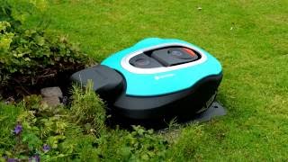 Gardena Rasenmäher Roboter im Test [upl. by Buehler]