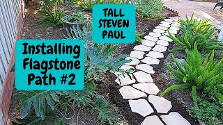 Installing Flagstone Walkway 2 [upl. by Leonore210]