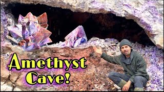 Massive Amethyst Crystals Found Mining in Canada [upl. by Belter]