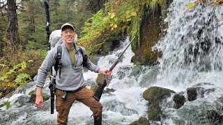 Stranded in Alaskas Rainforest  3 Days Solo camping [upl. by Analad]