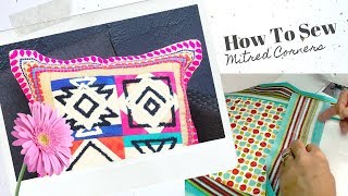 How to Sew Mitered Corners [upl. by Reinaldos340]