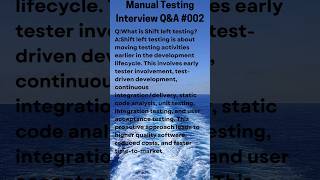 Manual Testing Interview Questions amp Answers 002 [upl. by Lledner253]