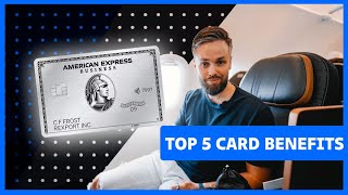 American Express Platinum Business My Top 5 Travel Benefits [upl. by Etnovert642]