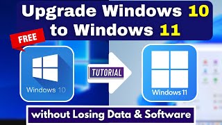 2024 How to Upgrade Windows 10 to Windows 11 without Losing data amp Software [upl. by Neona]