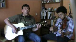 San Francisco Bay Blues Eric Clapton on violin mouthorgan and guitar played by the Burry Boys [upl. by Yliak197]