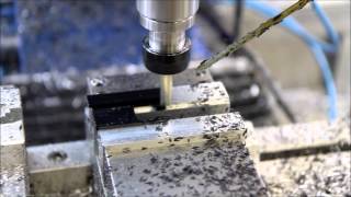 Machining Delrin on RF45 CNC 195 IPM [upl. by Kalagher]