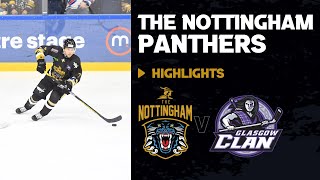 Nottingham Panthers v Glasgow Clan  120224  Elite League [upl. by Rehpinnej12]