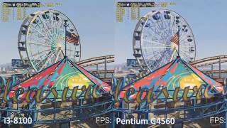 Intel i38100 vs Intel Pentium G4560 in 10 Games with a GTX 1060 [upl. by Hadsall463]