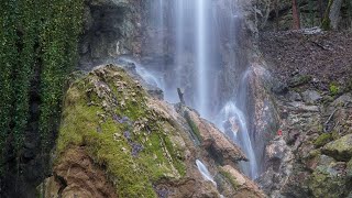 Der Drackensteiner Wasserfall zur Schneeschmelze im Februar 2021 [upl. by Darren]