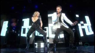 03 Madonna feat Justin Timberlake  4 Minutes Live at Hard Candy Promo Tour [upl. by Ogata]