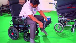 Reclining power wheelchair [upl. by Reltuc]